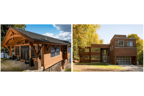 Shingle Siding Pattern vs Modern Siding Pattern